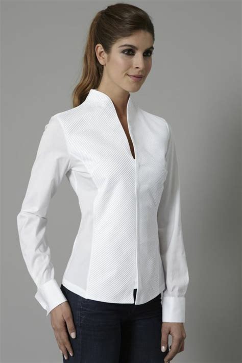 chemise versace blanche|Chemises, Chemisiers et Hauts de Luxe Femme .